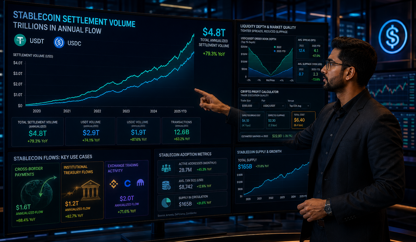 Stablecoin Settlement Volume Growth: What It Signals for Crypto Profitability