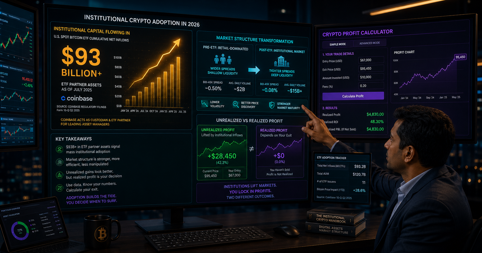 Institutional Crypto Adoption in 2026: Does It Trickle Down to Retail Profit?