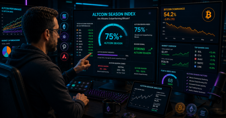 Altcoin Season Index Explained: How to Tell If Your Altcoins Are Outperforming Bitcoin