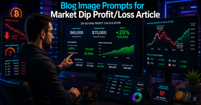 How to Calculate Profit/Loss When Buying During a Market Dip
