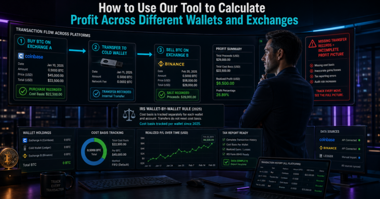 How to Use Our Tool to Calculate Profit Across Different Wallets and Exchanges