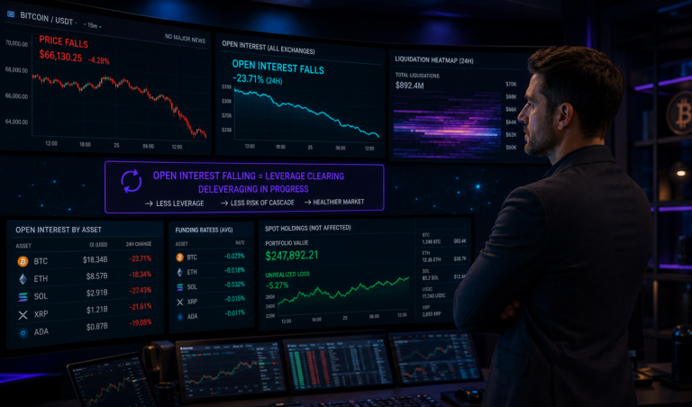Deleveraging in Crypto: What Falling Open Interest Means for Your Holdings