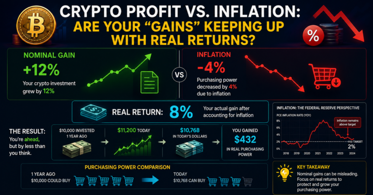Crypto Profit vs Inflation: Are Your Gains Keeping Up with Real Returns?