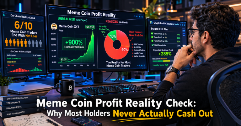 Meme Coin Profit Reality Check: Why Most Holders Never Actually Cash Out