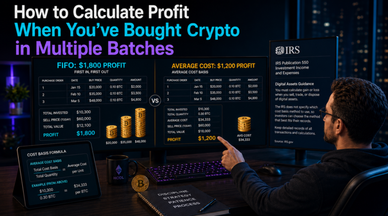 How to Calculate Profit When You’ve Bought Crypto in Multiple Batches