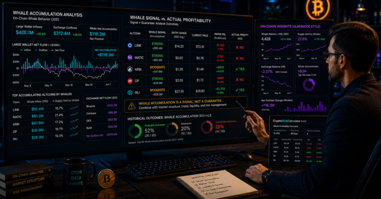 Whale Accumulation Signals: Does It Mean Your Altcoin Will Turn Profitable?