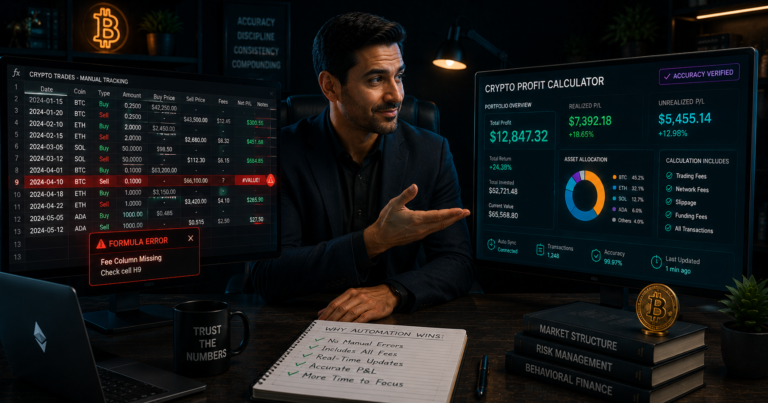 Crypto Profit Calculator vs. Spreadsheets: Why Automation Saves You Errors